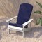 Flash Furniture White Adirondack Chairs with Blue Cushions, 2PK 2-JJ-C14501-CSNBL-WH-GG - alternate 7